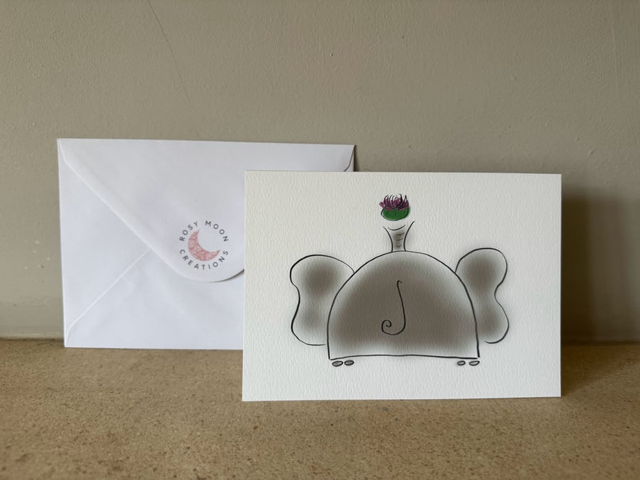 Water Lily, Birthday Flower for July Birthday Card 