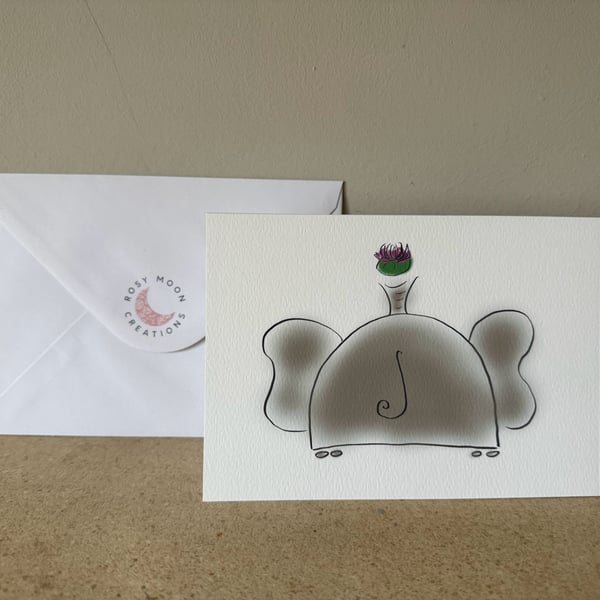 Water Lily, Birthday Flower for July Birthday Card 