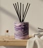 Purple Marbled Diffuser Bottle Holder for Home Fragrance - Image 1