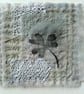 Textile Art with Hand Printed Clover Leaf  - Image 2