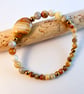 Crazy Lace Agate Bracelet - Handmade In Devon - Image 1