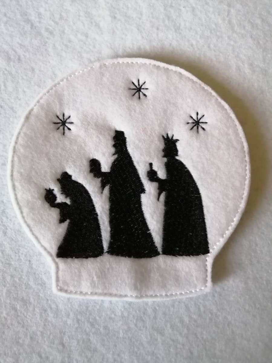 545. Nativity - 3 Kings - Wise Men tea light cover