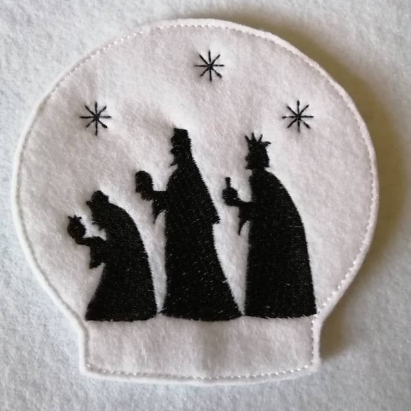 545. Nativity - 3 Kings - Wise Men tea light cover