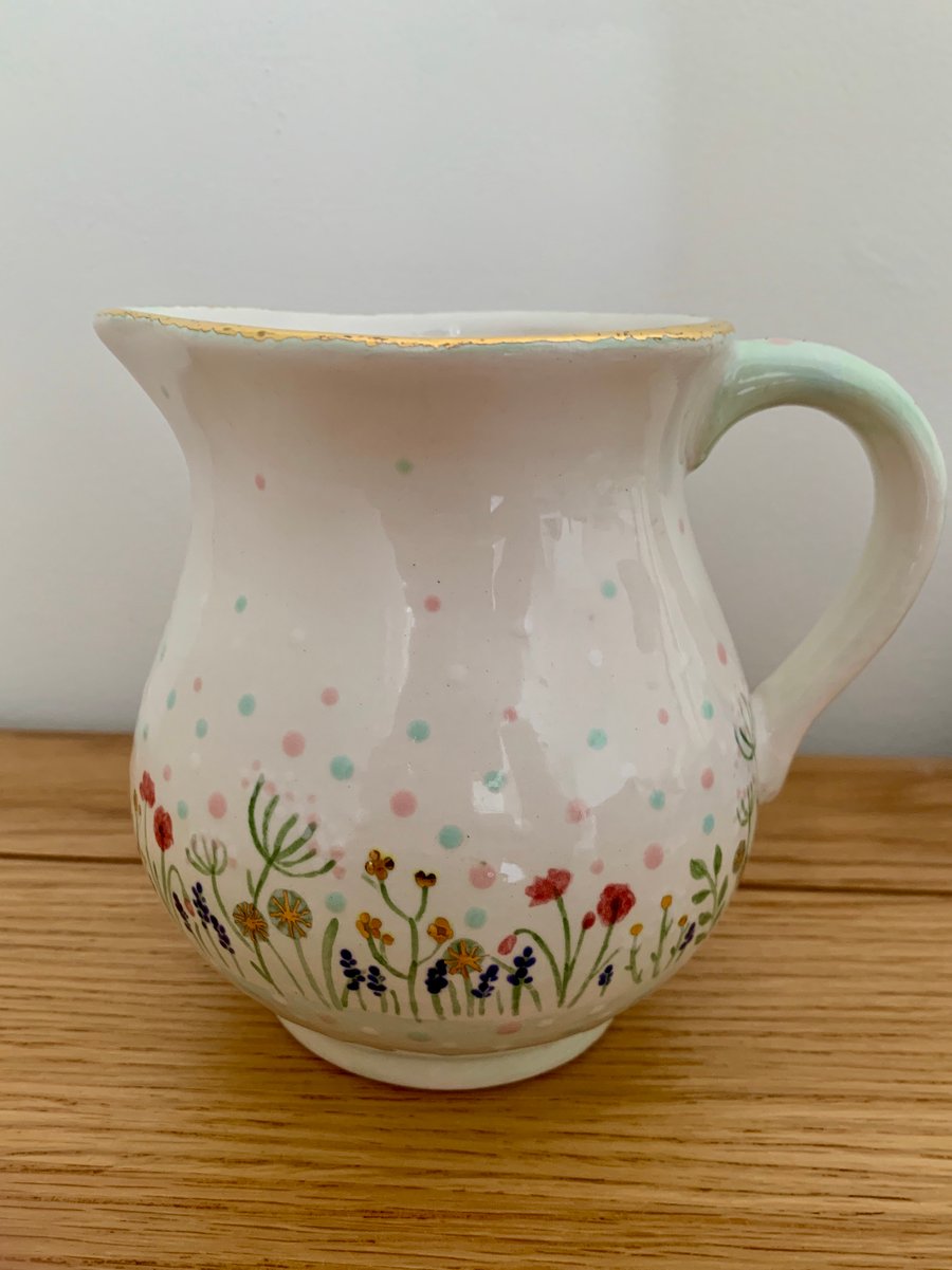 Wildflower ceramic jug