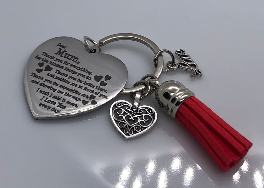 Mothers Day Keyring plus free pouch