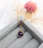 AMETHYST Necklace 14K Gold Filled Minimalist Dainty Pendant February Birthstone - Image 2