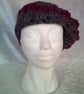Dark Red and Grey Beret - Image 1