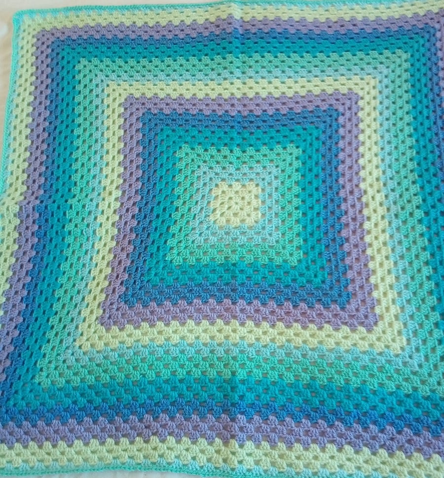 Christmas Crochet Blanket 28" x 28"