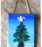 Seaglass and seashell Christmas tree - Image 3