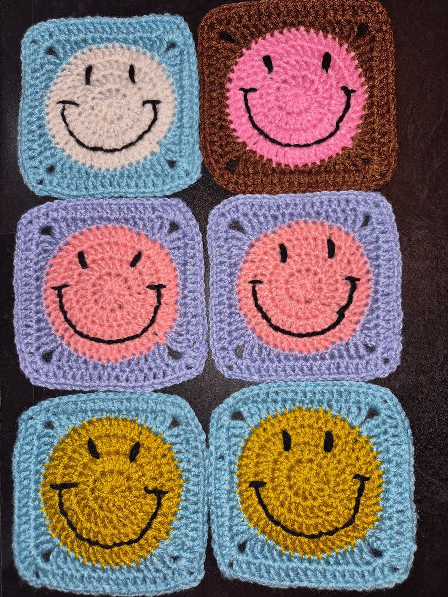 Handmade Crochet Granny Squares 