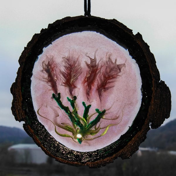 Cherry blossom wooden decoration