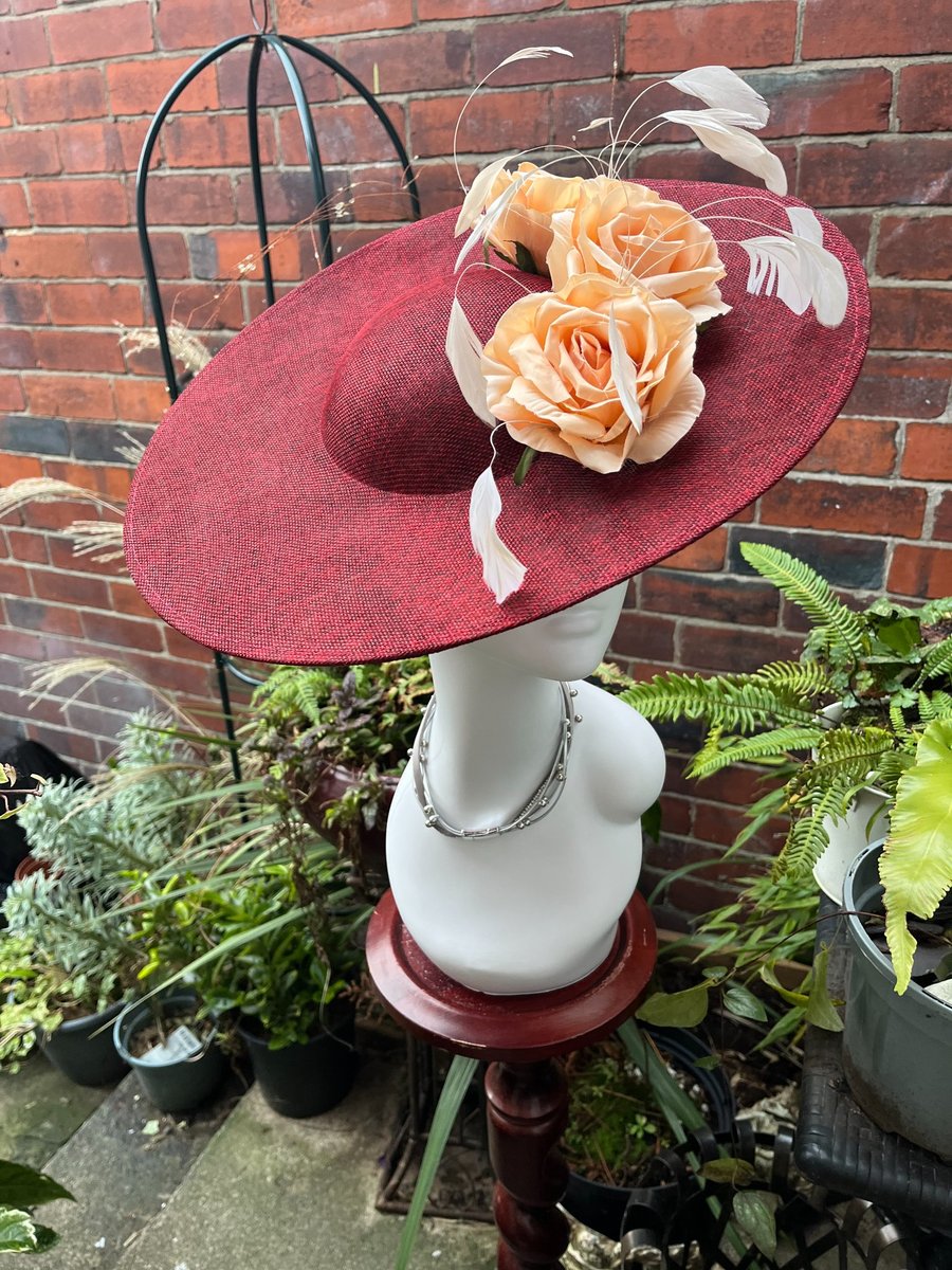 Beautiful Handmade hat, Hat for the Races, Hats for Ascot, Special Occasion Hats