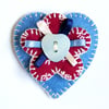 Jubilee Heart Brooch