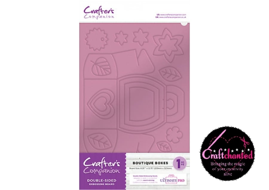 Crafter's Companion - Ultimate Pro - Boutique Boxes Double Sided Embossing Boar