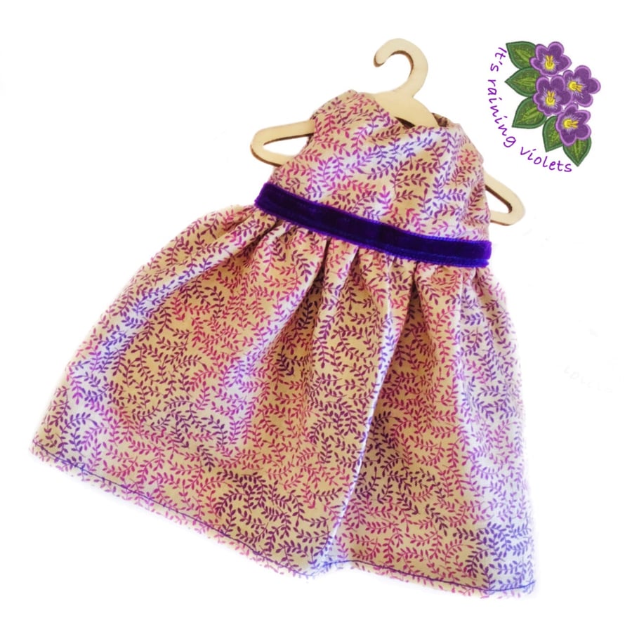 Reduced- Purple Sprig Dress