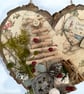 Handcrafted Coastal Christmas Tree Wooden Heart Decoration - Image 5
