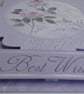 Best Wishes Card - Pink Roses - Image 9