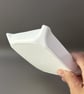 White Pinched Corner Square Tray - Image 7