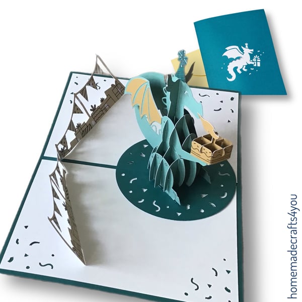 Pop up Party Dragon Card