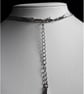 Silver Coloured Aluminium Chain lightweight Necklace - Image 4