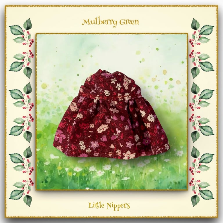 Little Nippers Mulberry Flowered Dress