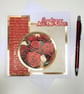 Anniversary Card for Husband Wife Partner - Red Rose - Sending All my Love