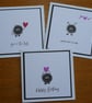 Pack of 3 mini cards - Love Bug - Image 10