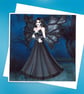 Gothic Birthday Card - 8x8 inches, 20x20cms, Handmade  - Image 1