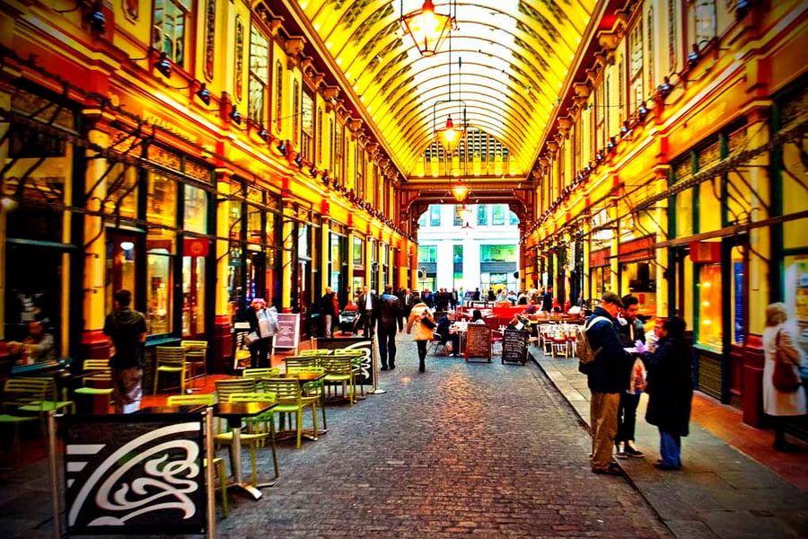 Leadenhall Market City of London England UK Photograph Print