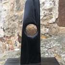 Bog Oak Monolith Sculpture