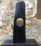 Bog Oak Monolith Sculpture