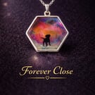 Memorial resin jewellery