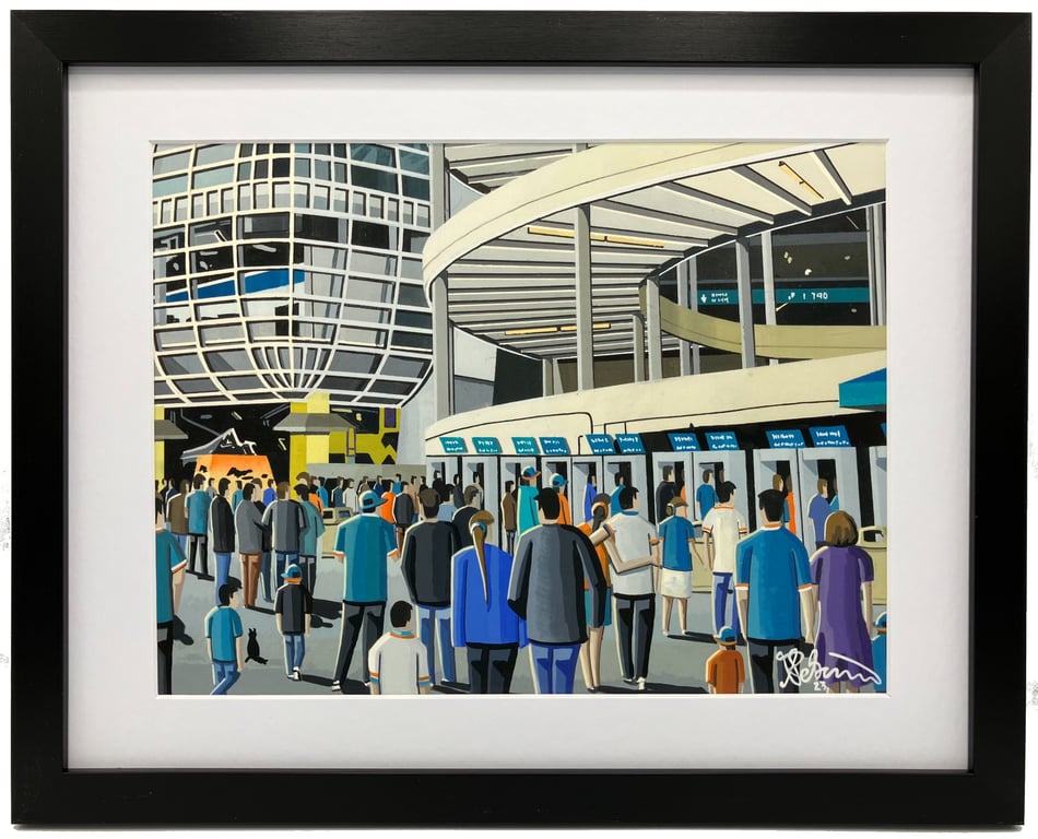 Miami. Framed & Unframed Fine Art Print, American Football, Stadium Gift