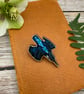 Kingfisher Wooden Pin Badge
