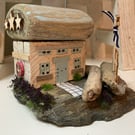 Tiny wooden cottage 