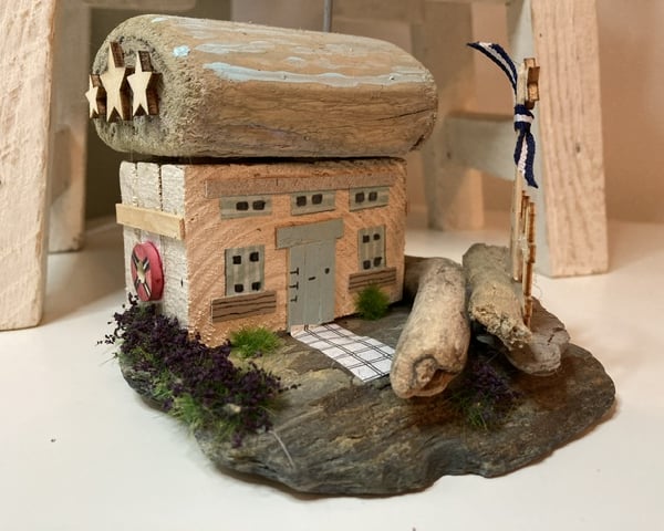 Tiny wooden cottage 