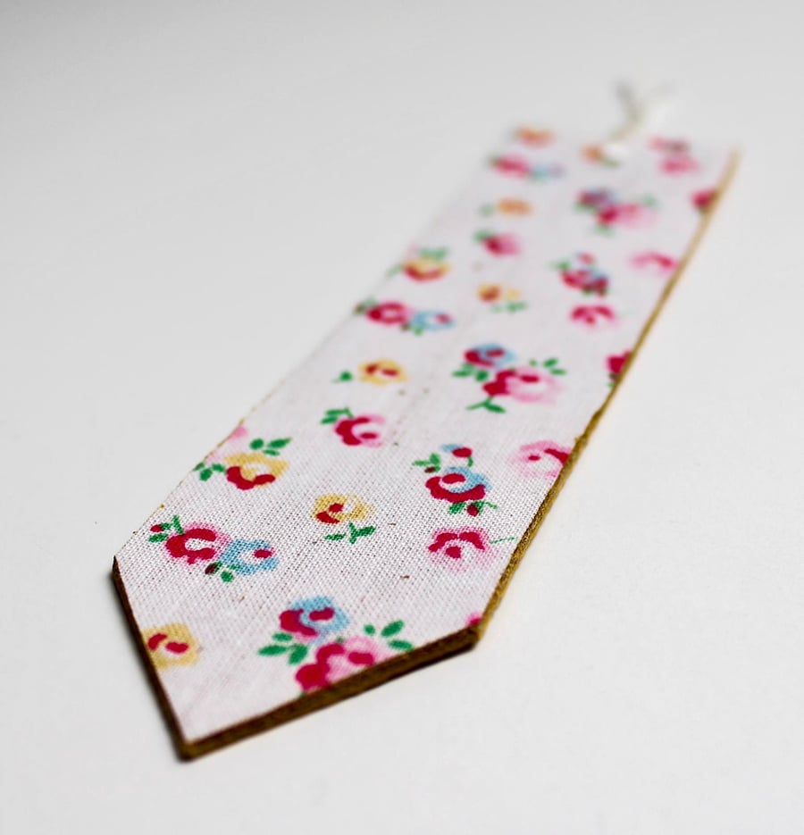 Handmade leather bookmark 