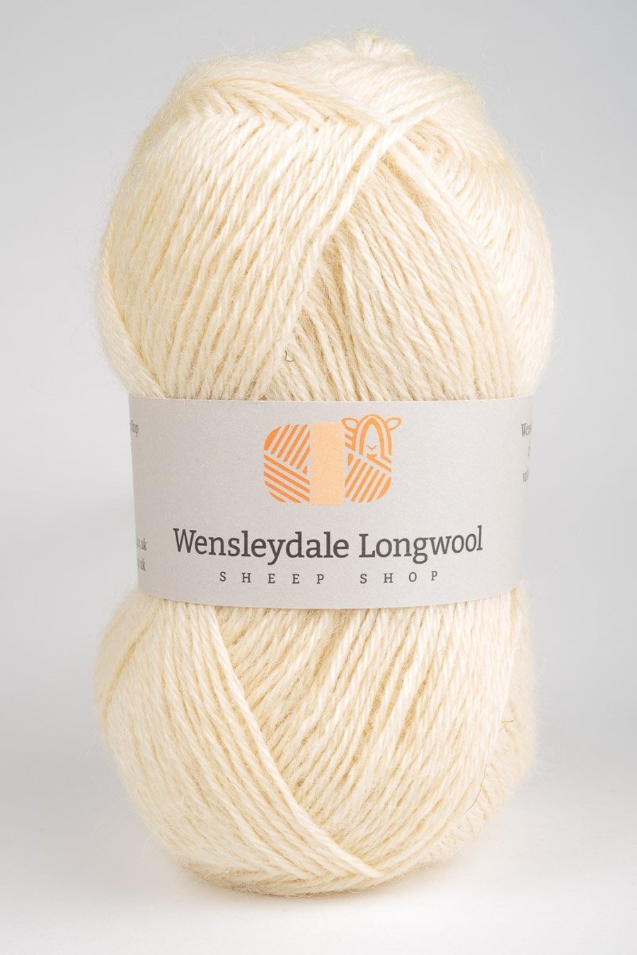 Wensleydale Longwool Double Knit Yarn - Natural Cream