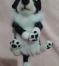 Border Collie New Born Puppy, Dotpebblesknits  Design - Image 2