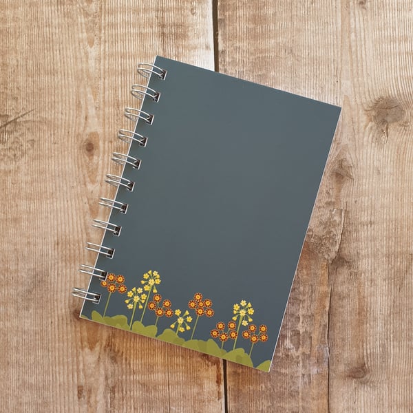 Primulas A6 Notebook