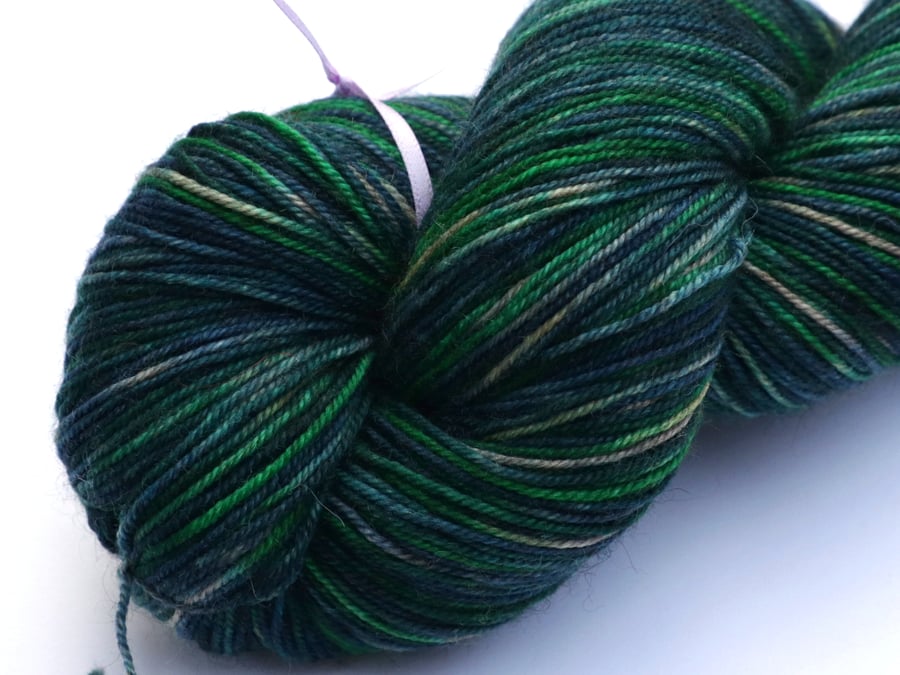 In the Shadows - Superwash merino, yak, nylon 4 ply yarn