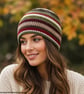 Handmade Crochet Skull Cap Kufi Beanie Hat "Autumn"  - Image 4