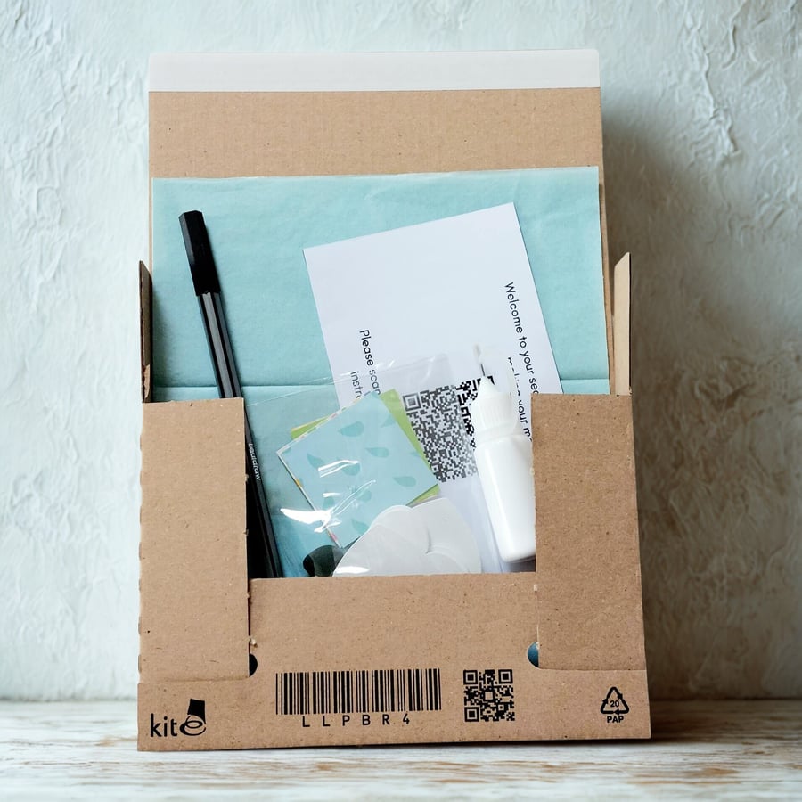 Sea Glass Magnet Crafting Kit - Make Your Own Set of 4 Sea Glass Magnets DIY