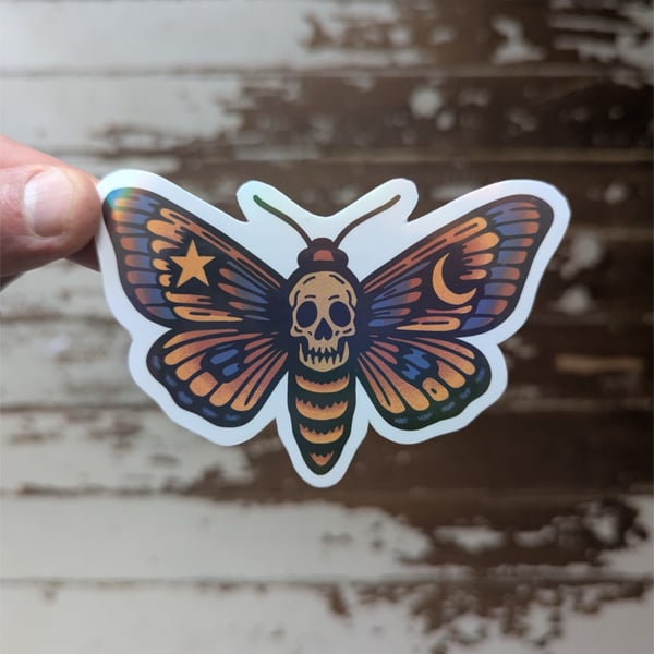 Moth Sticker 