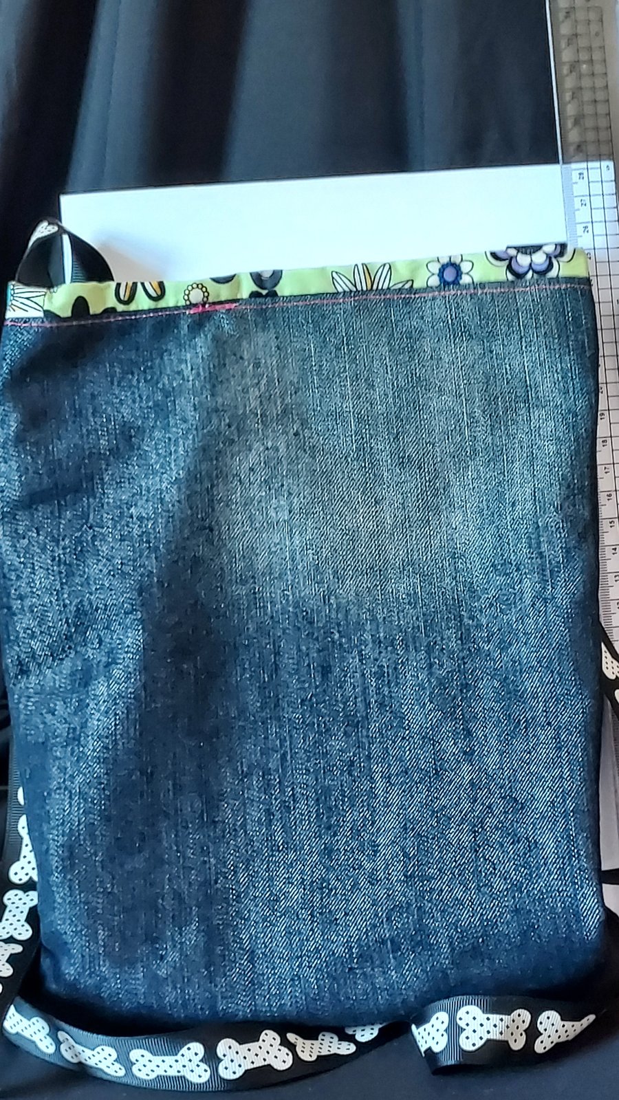 Upcycled denim bag 