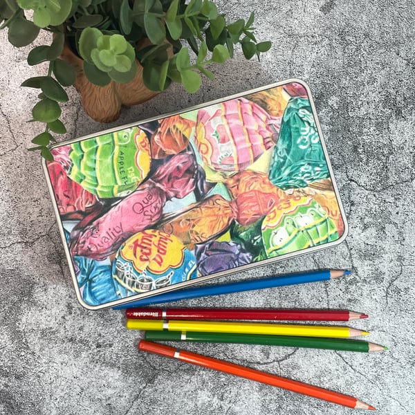 Perfectly Imperfect "Sweet Treat" Colourful Storage Tin SAMPLE