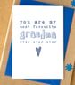 Favourite Grandma Ever Funny Card - Image 1