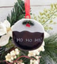 Fused Glass Christmas Pudding: Handmade Xmas Tree Decorations - Image 3