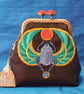 Egyptian Scarab Coin Purse