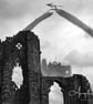 Composite Photograph Black and White - Whitby Gothic Abbey - Image 3